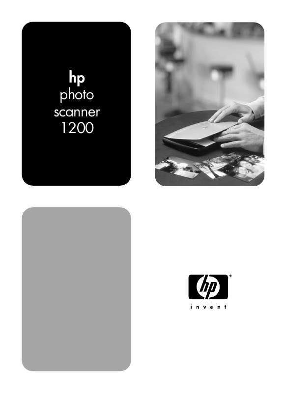 Notice HP PHOTOSMART 1200 PHOTO SCANNER scanner Trouver une solution